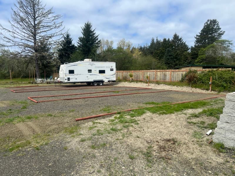 RV parked at the resort